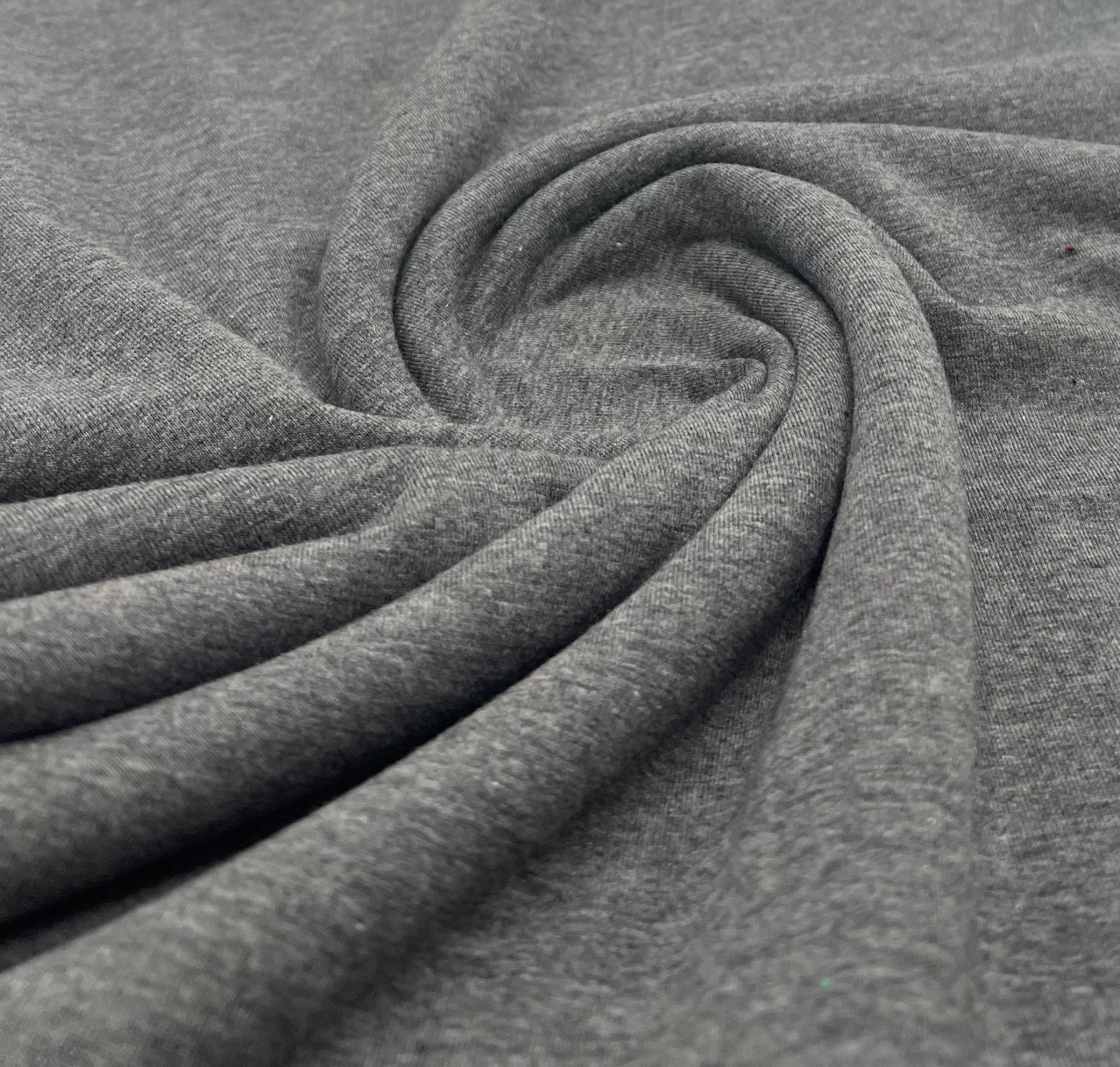 Dark Grey Cotton Stretch Jersey 200 GSM 95/5 Lycra 4 Way Stretch - T9 Fabrics